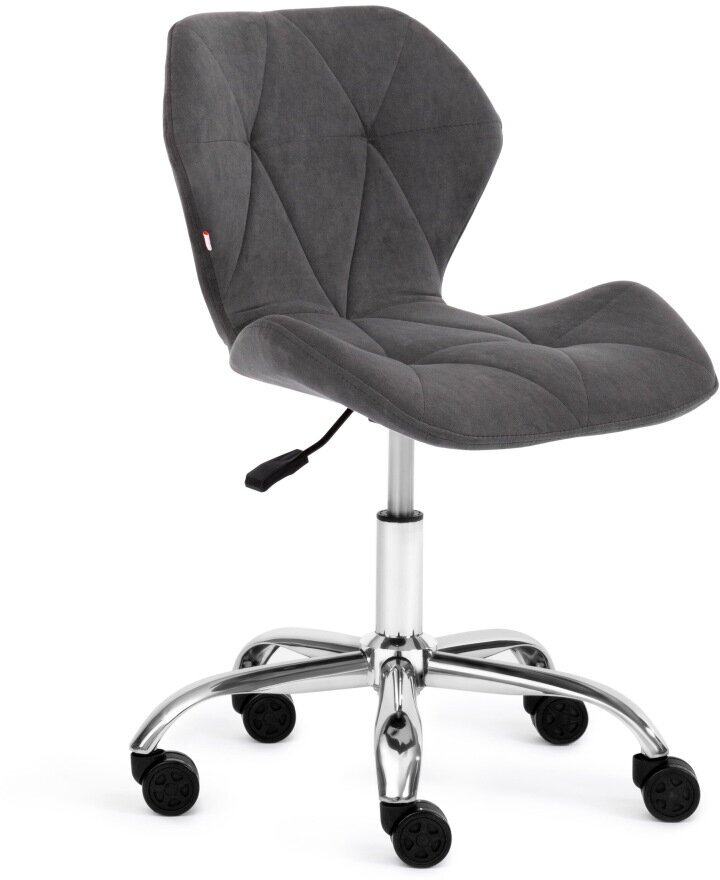 Кресло офисное TETCHAIR SELFI флок , серый, 29
