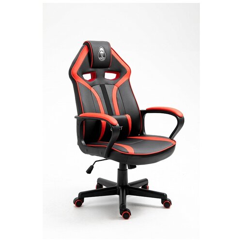 Компьютерное кресло Vinotti Racer GXX-13 игровое, обивка: искусственная кожа, цвет: черный/серый