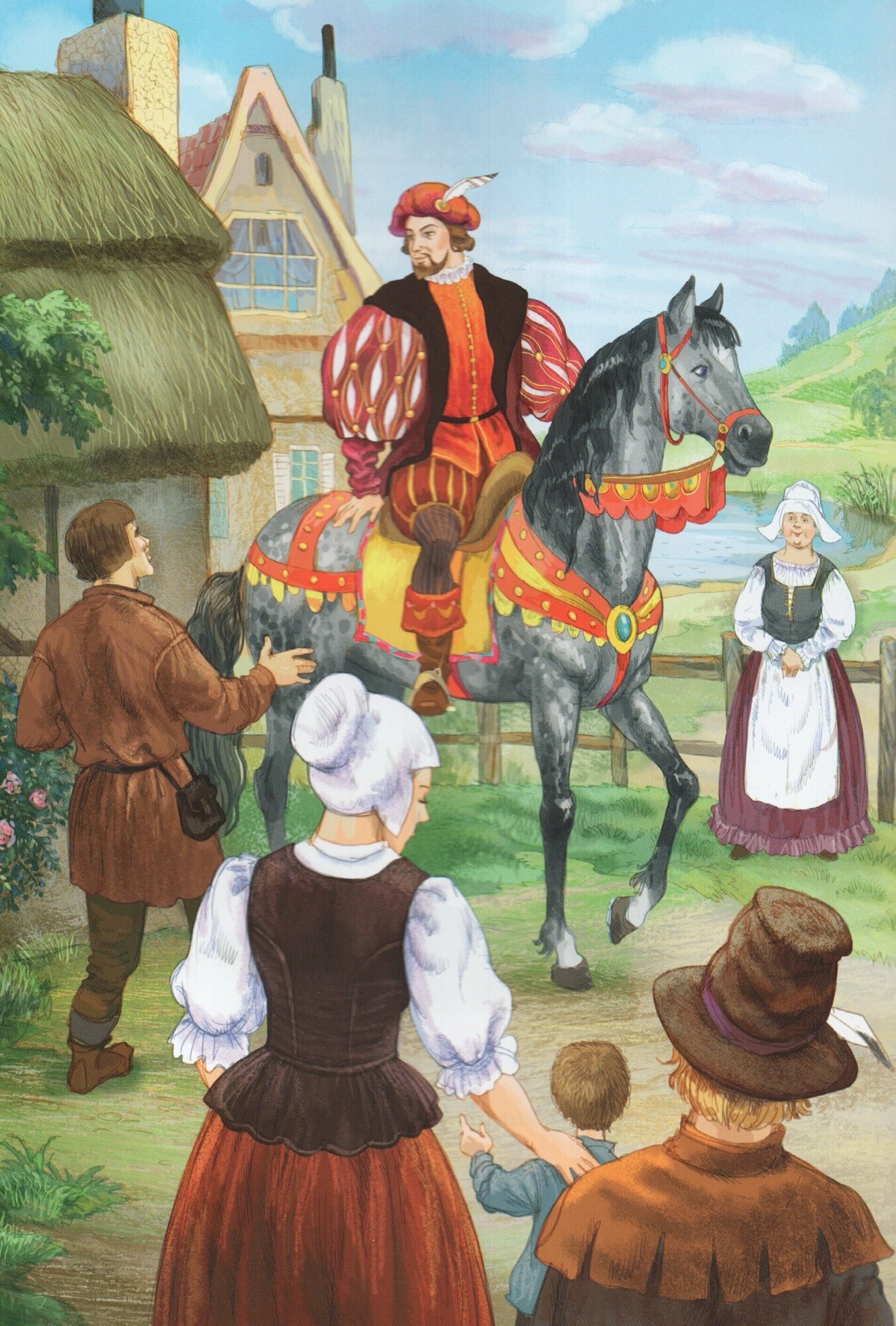 СзС Три золотых волоска (Якоб и Вильгельм Гримм) - фото №10