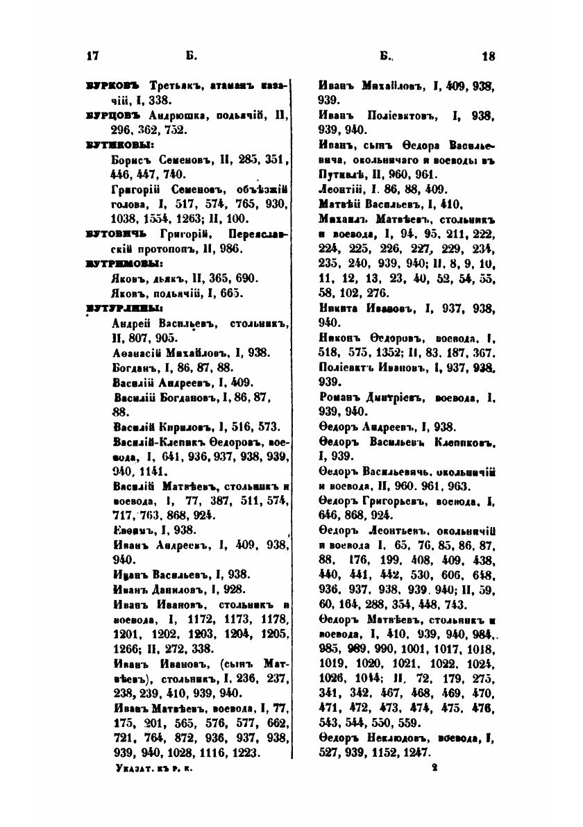 Книга Указатель собственных имен и предметов к I и II тому Книг разрядных по оффициальн... - фото №10