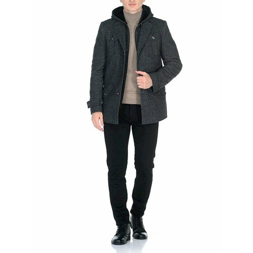 Пальто Berkytt, размер 48/170, серый пальто berkytt размер 44 170 серый