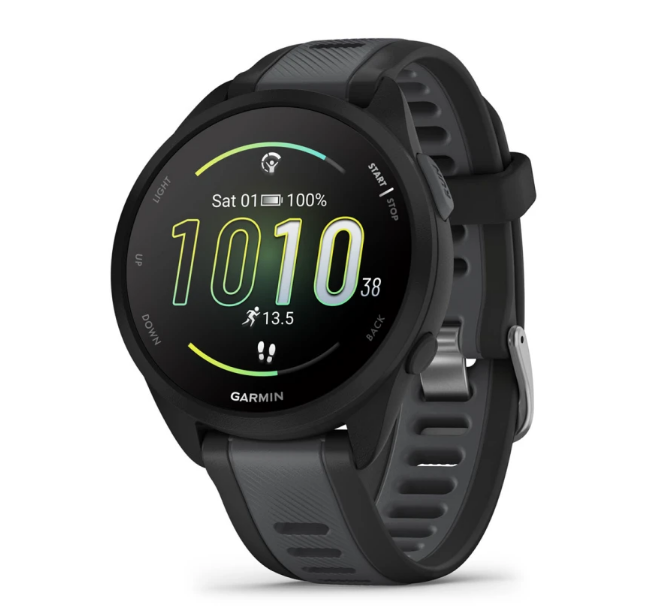 Смарт-часы Garmin Forerunner 165 Music GPS, WiFi, Black/Slate Grey 010-02863-30