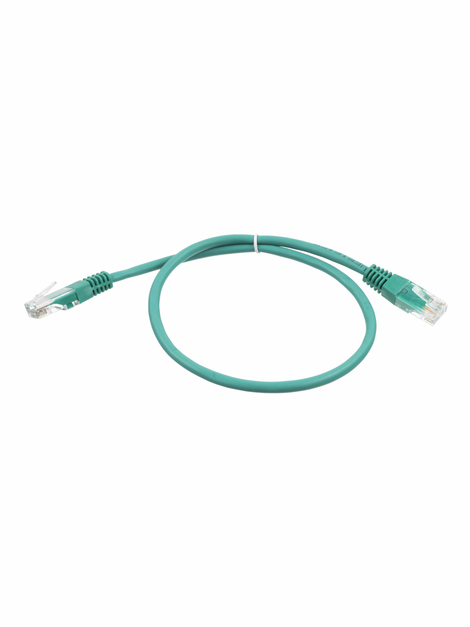 Патч-корд 0.5 м зеленый 5E RJ-45 кабель сетевой для интернета 10 шт. — фото 1