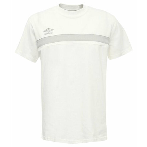 Футболка Umbro, размер YS/134, белый футболка umbro футболка тренировочная umbro pro training tee 65844u kmk размер s черный