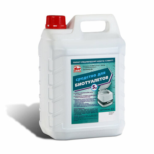Жидкость для биотуалета универсальная Артель Золотарь 5 л 2339₽