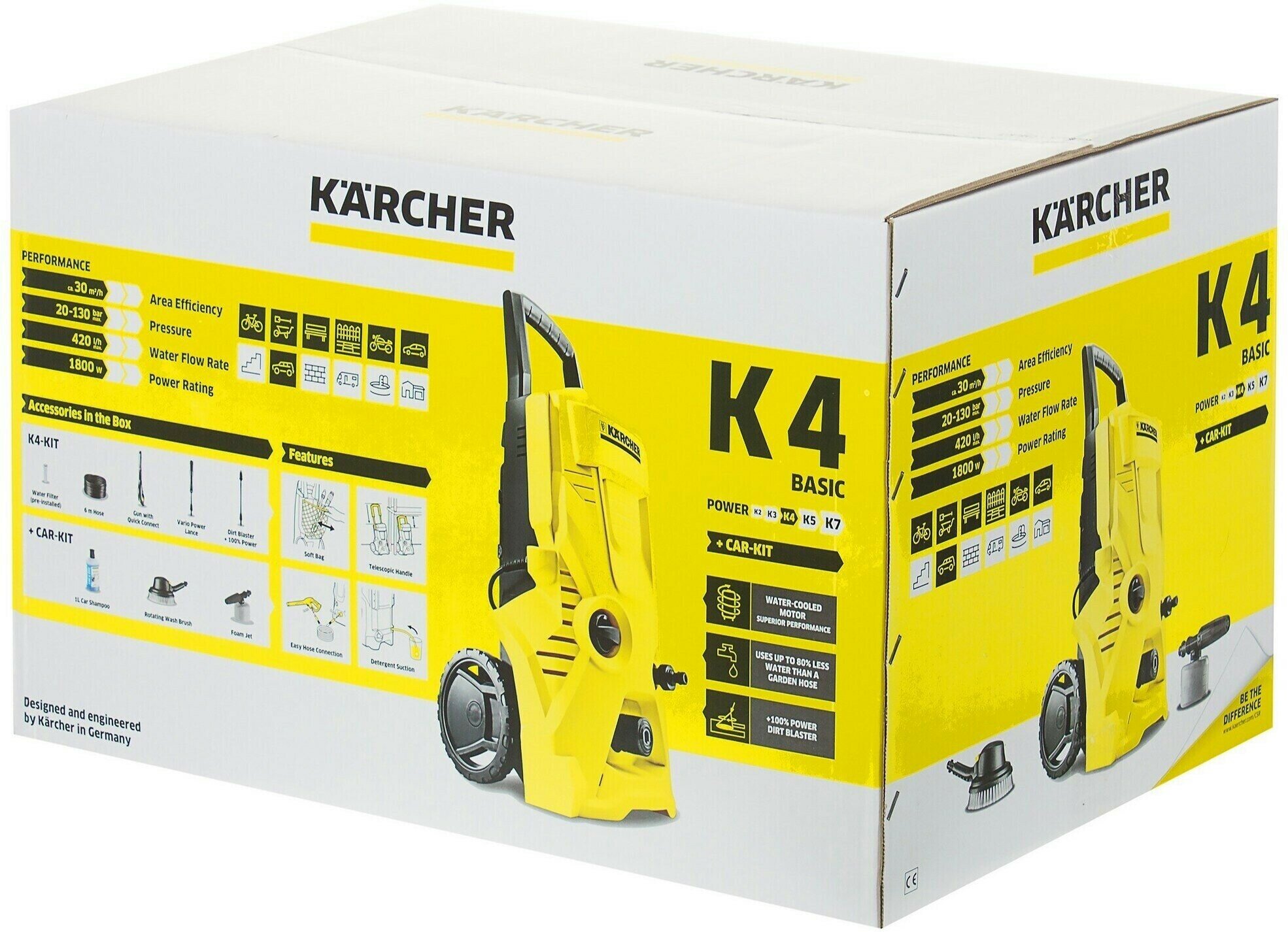 Мойка высокого давления Karcher K 4 Basic Car (1.180-083.0) - фотография № 7