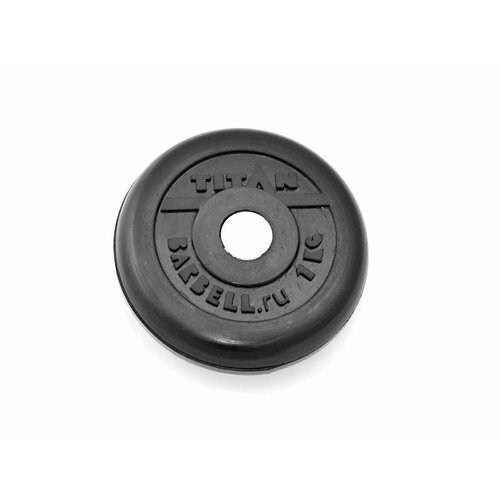 Диск для штанги обрезиненный Диаметр внутренний 26 мм Вес 1 кг 819₽