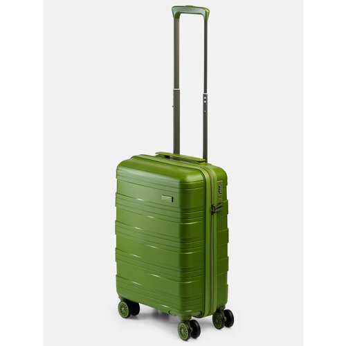 Чемодан MIRONPAN, 37 л, размер S, зеленый чемодан mironpan 42 л размер m зеленый