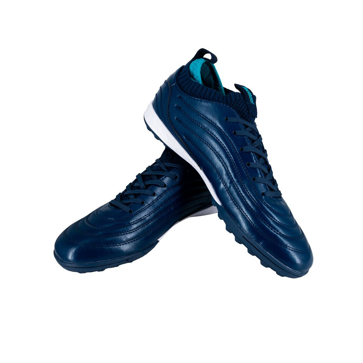 Спортивные футбольные бутсы многошиповые детские Backheel DARK BLUE 211003 размер 38