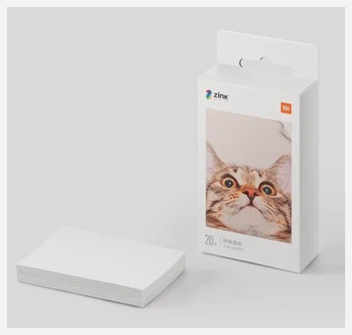 Изображение товара Листы для фотопринтера Mijia AR ZINK/XMKDDYJHT01 (50 шт) (XMZPXZHT02) (White)
