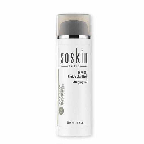 Soskin корректор-флюид для ровного цвета И сияния кожи SPF25 CLARIFYING FLUID SPF 25, 50 мл