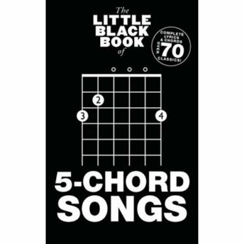 Книга с нотами Musicsales The Little Black Book Of 5-Chord Songs AM1007325