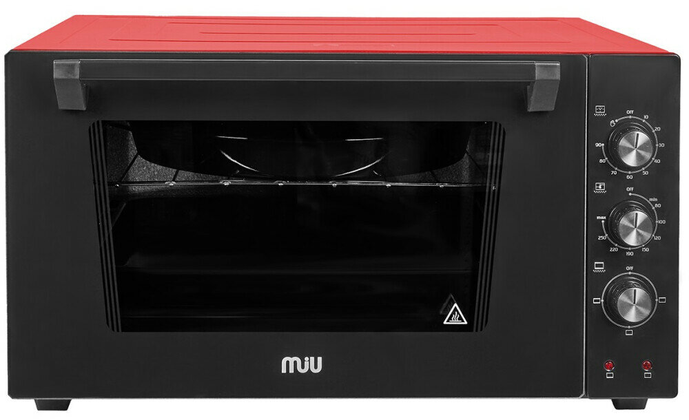 Мини-печь MIU 4203 E черно-красная