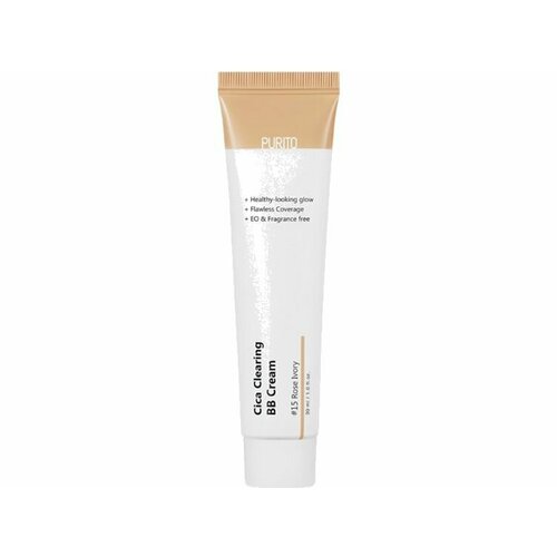 bb крем для лица purito bb крем для чувствительной кожи cica clearing bb cream 13 neutral ivory Успокаивающий BB-крем Purito Cica Clearing BB Cream