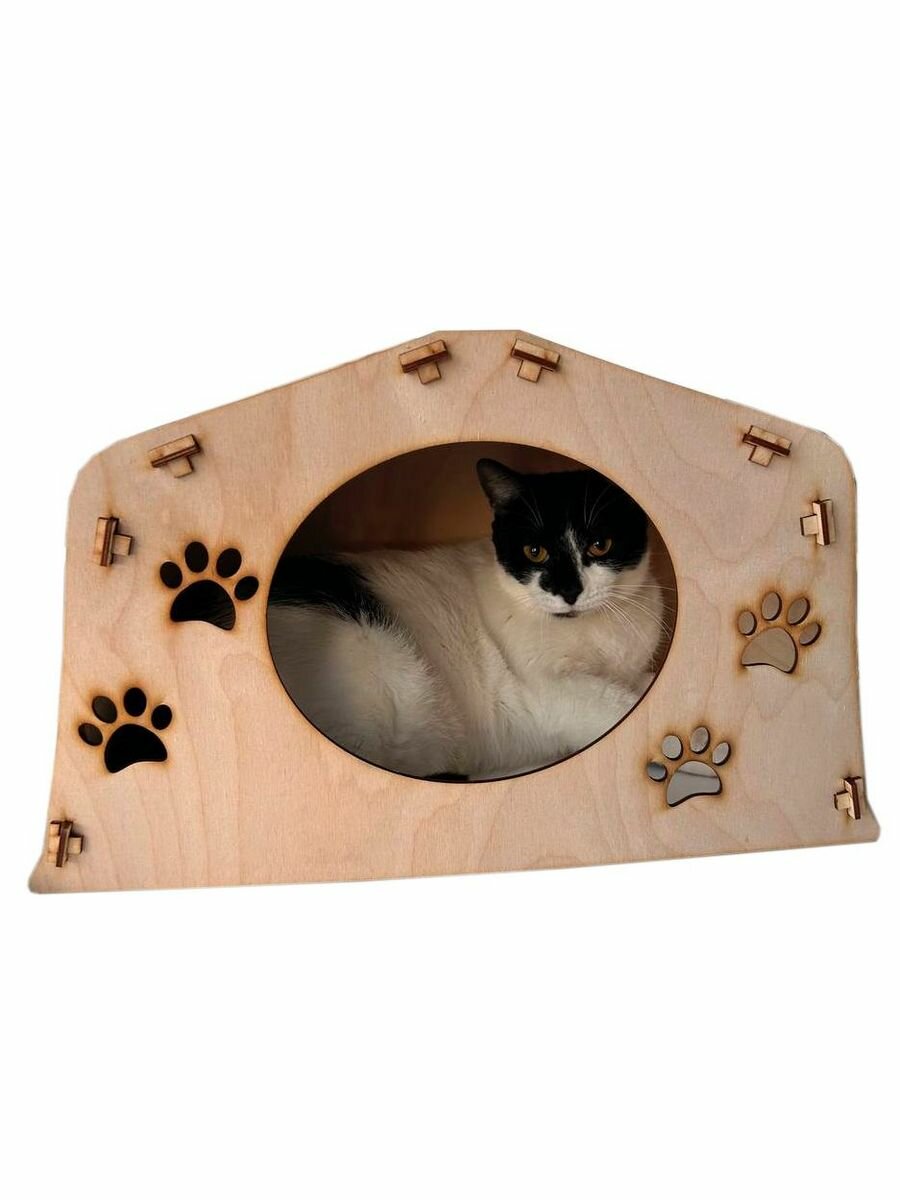 Домик для кота, кошки с когтеточкой Fanerki