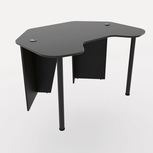 Изображение товара Угловой компьютерный стол "Угол" с полкой для монитора, 140x87x75 см, венге