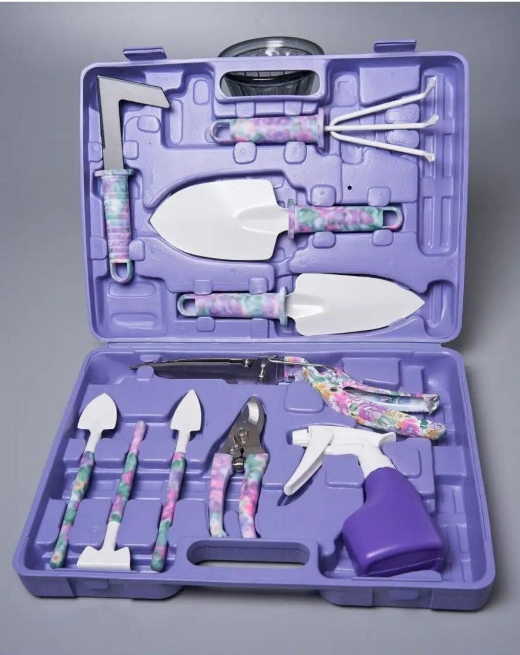 фото Набор садовых инструментов 10 в 1 в кейсе