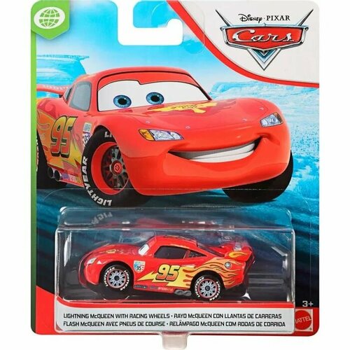 Машинка Cars Герои мультфильмов Lightning McQueen FLM20 машинки disney pixar машина 3 игрушки молния маккуин мэтт джексон шторм рамирес 1 55 сплав металлическая литая машинка игрушки в подарок