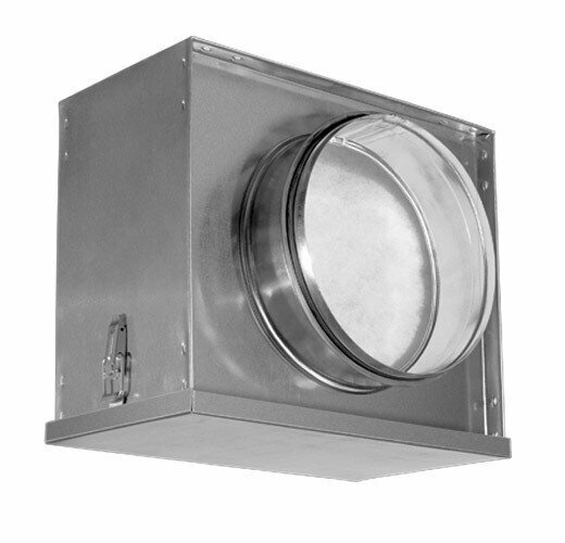 фото Воздушный фильтр-бокс Zilon ZFA-A 250 с фильтром для круглых воздуховодов