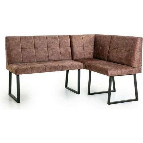 Реал модульный угловой диван КоньякЧерный муар 39396₽