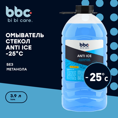 Жидкость стеклоомывающая зимняя -25 bi bi care, 3,9 л / 4035