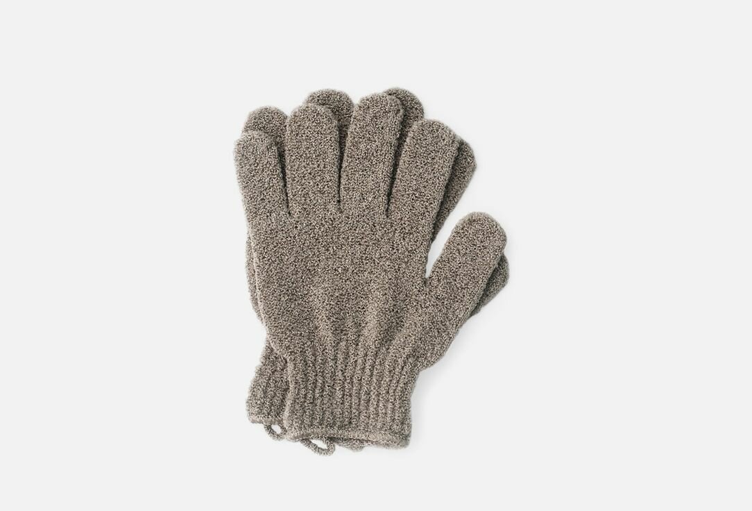 фото Перчатки для пилинга BASICARE, EXFOLIATING NYLON BODY GLOVES-mocha 1 мл