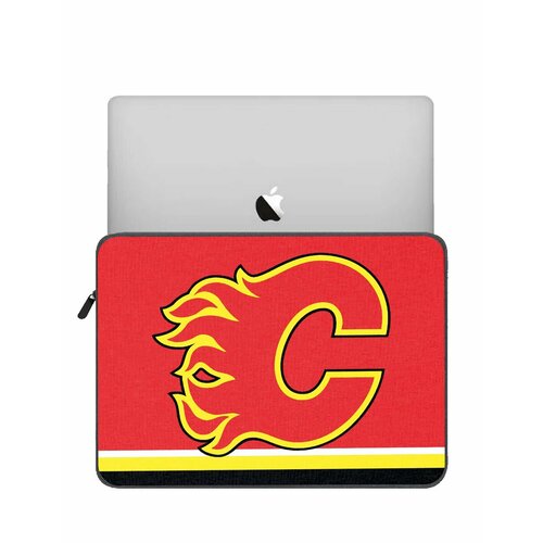 Чехол для ноутбука хоккейный клуб Calgary Flames - Калгари Флэймз