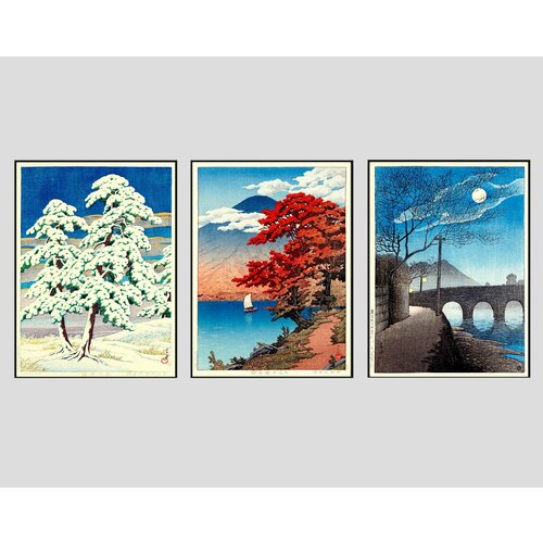 Набор постеров Японские пейзажи - 
