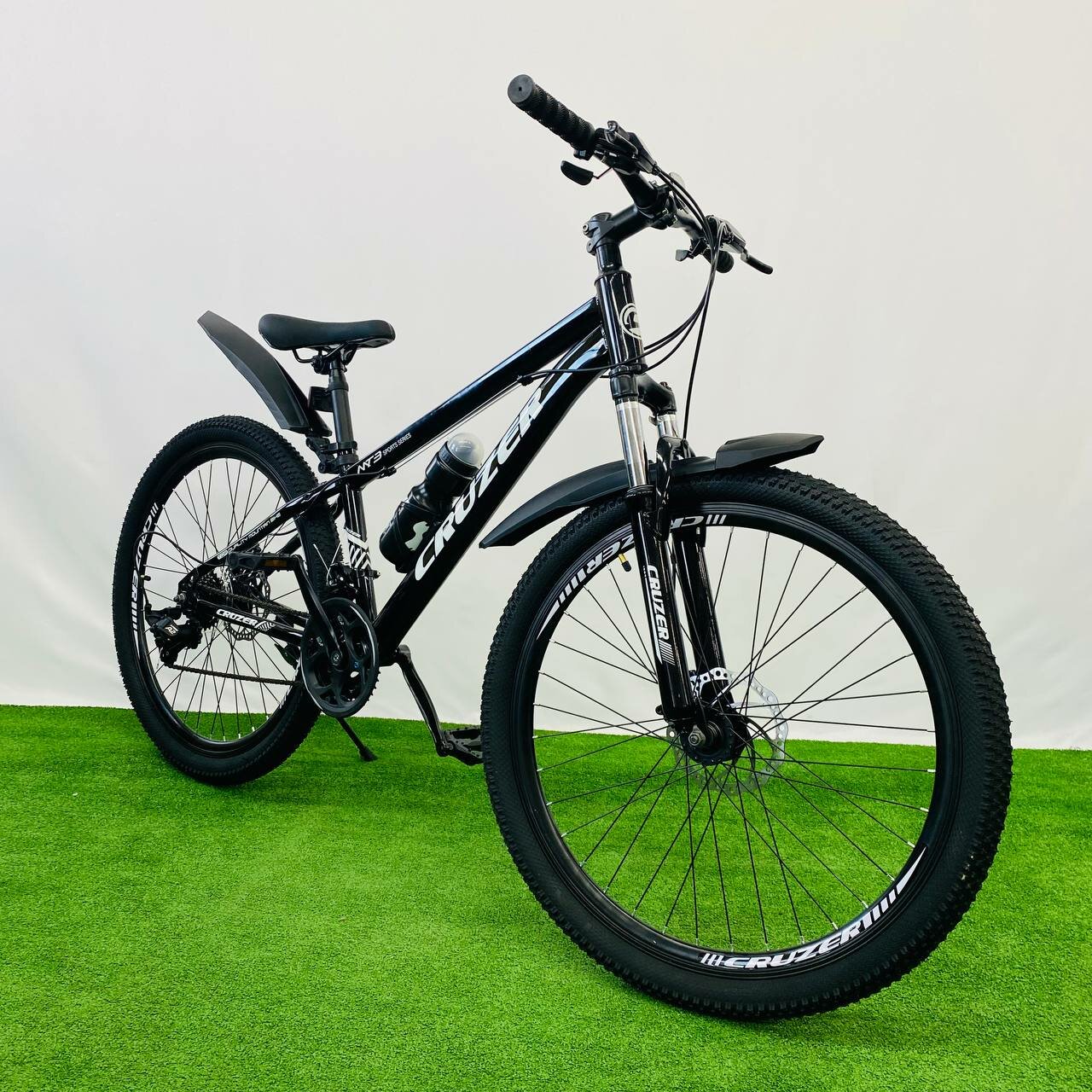 Велосипед "Cruzer", колеса 26, рама 14, черный, 2024 год
