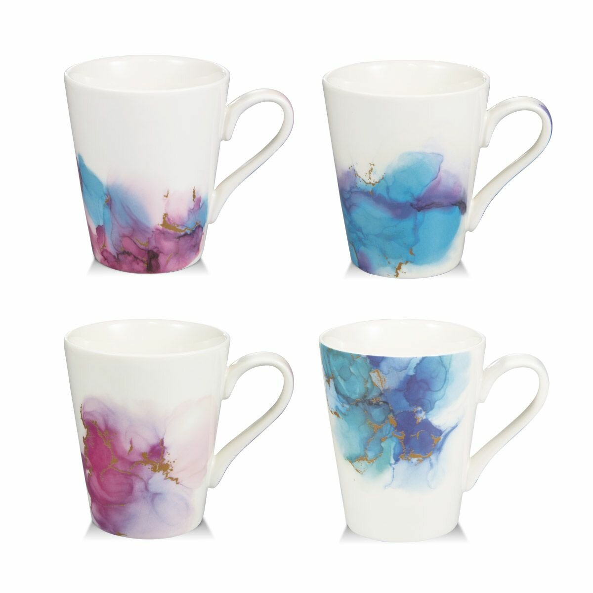 Набор чашек Tescoma myCOFFEE Ametyst, 4 шт, фарофр, подарочная упаковка