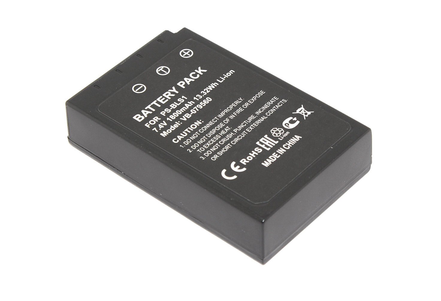 Аккумуляторная батарея для фотоаппарата Olympus E-400 (PS-BLS1) 7,4V 1800mAh Li-ion