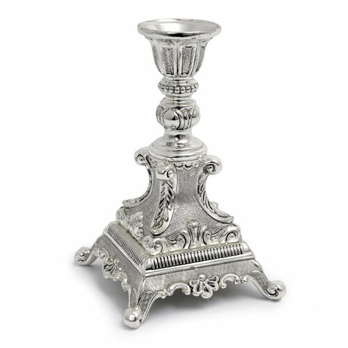 Подсвечник Clayre & Eef, 15х10 см, серебристый, арт. 6Z1353, 49162