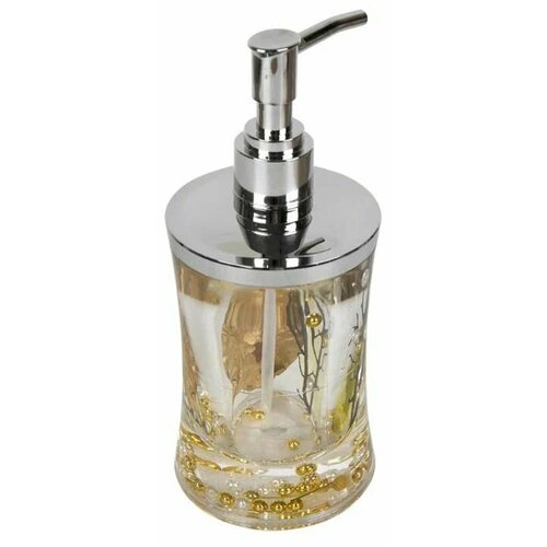 Дозатор настольный для жидкого мыла Gold, цвет желтый.