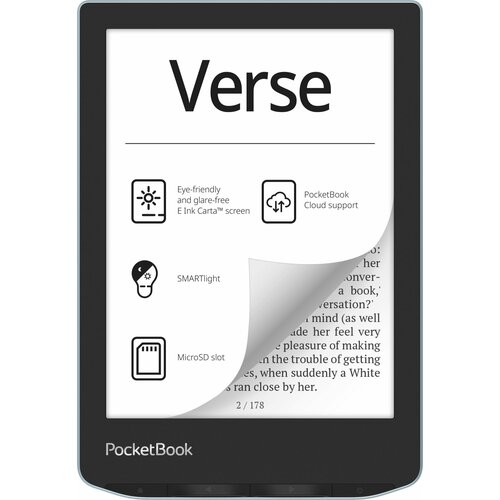 Электронная книга PocketBook 629, ярко-синий