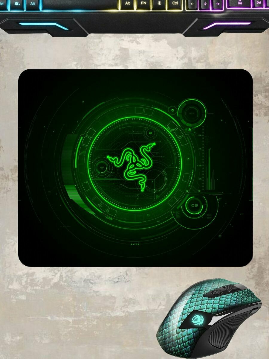 фото Коврик компьютерный "Razer"