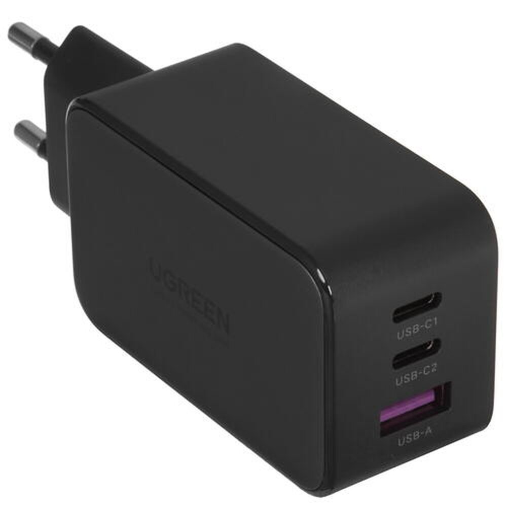 Зарядное устройство сетевое UGREEN 15334_ USB-A/2*USB-C, 65W, белый - фото №18