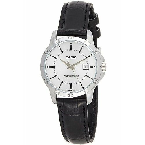 наручные часы casio collection ltp v004l 7a белый серебряный Наручные часы CASIO Collection, черный, серый
