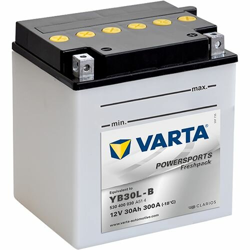 Мото аккумулятор VARTA Powersports FP 530 400 030 A514, B30L-B, 30Ah