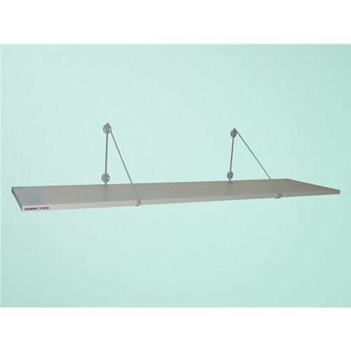 Полка для папок и документов MAIMA 215232 размер 120х30 см, цвет- серый и сосна выбеленная