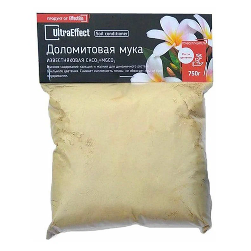 Доломитовая мука CaCO3+MgCO3 UltraEffect 750гр. (EcoLine)