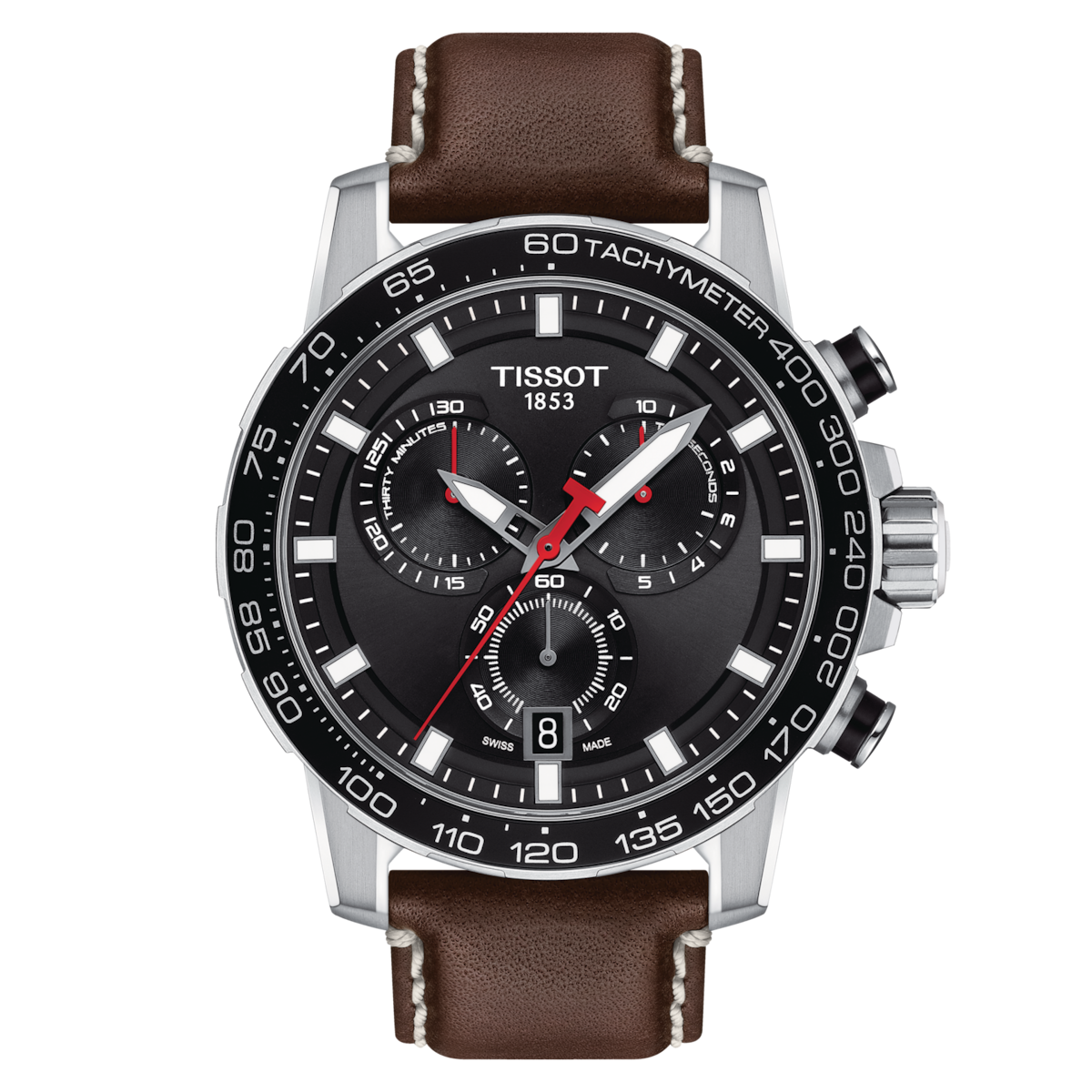 Мужские наручный часы TISSOT SUPERSPORT CHRONO T125.617.16.051.01 коричневые / черные