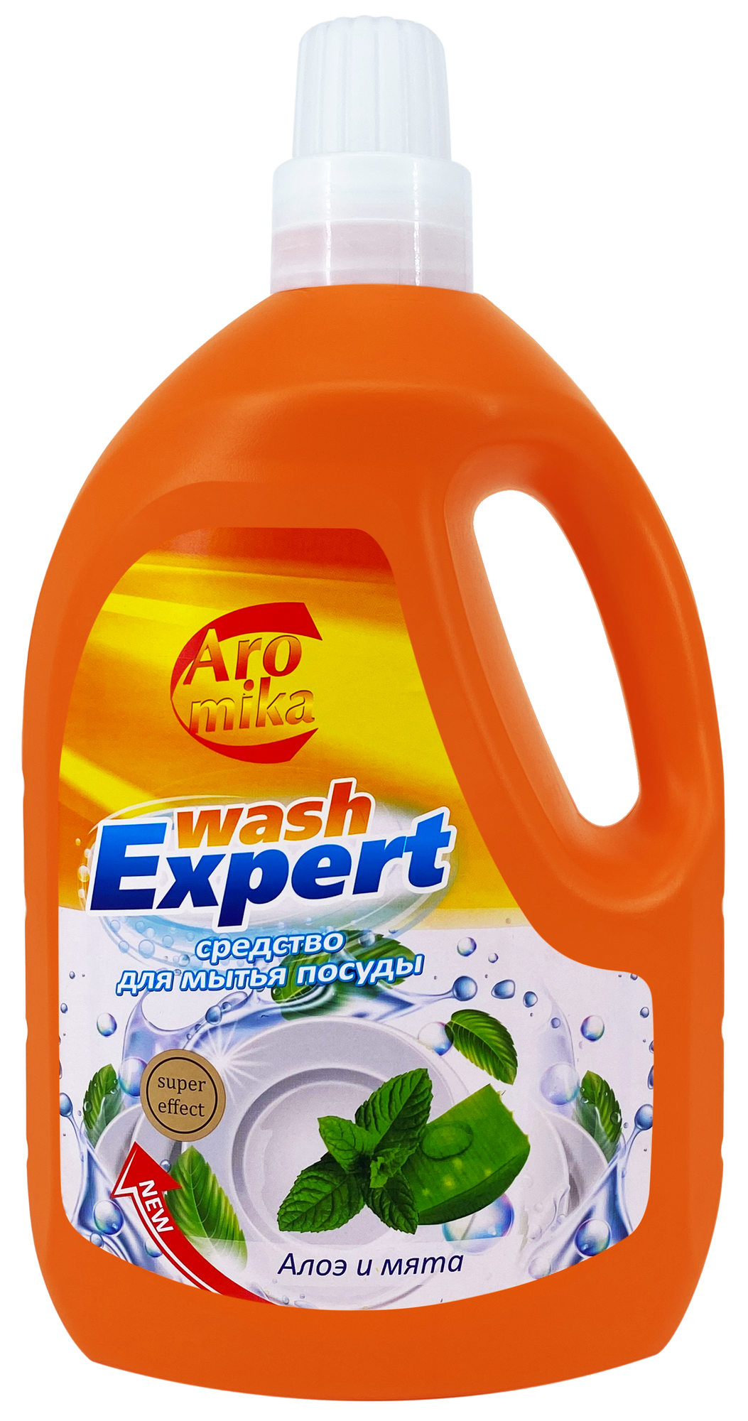 Гель для посуды "WASH EXPERT" Алоэ 3300мл