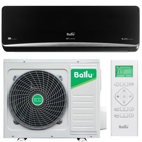 Обзор: Инверторный кондиционер Ballu Platinum Black Edition BSPI-13HN8/BL/EU