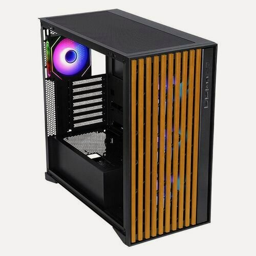 Изображение товара Корпус ATX Formula TimberLine T0, Midi-Tower, без БП, черный