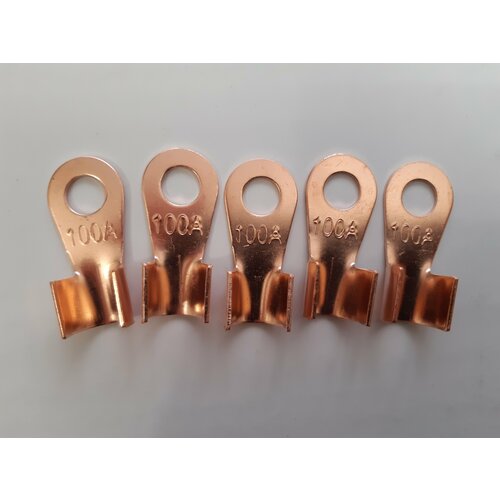 Клемма кольцевая ОТ-100А D-8мм медь ЛОТ 5шт 395₽