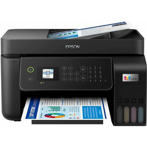 МФУ струйный Epson L5290 C11CJ65512 A4 WiFi черный 43290₽