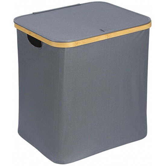 Корзина для белья Smart Solutions Neat Mid 40x33x43 см серая