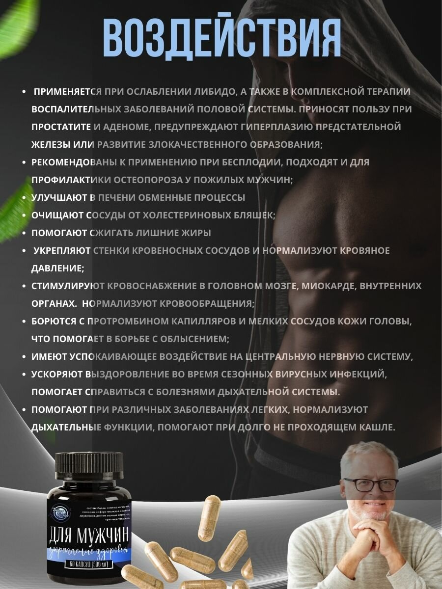 Гомеопатические Препараты Для Мужского Здоровья Капсулы для Укрепления Мужского здоровья