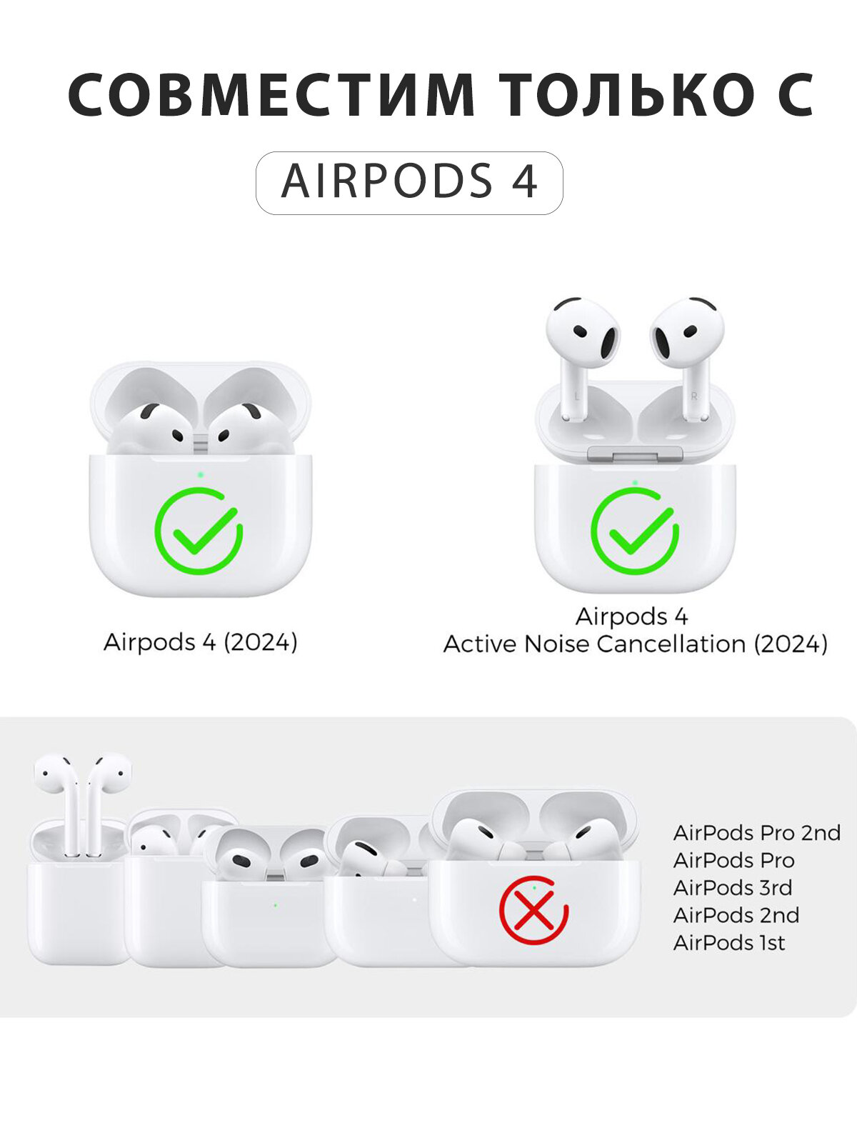 Чехол для наушников AirPods 4 (2024) "Миньон" с кольцом, TPU, желтый — фото 1