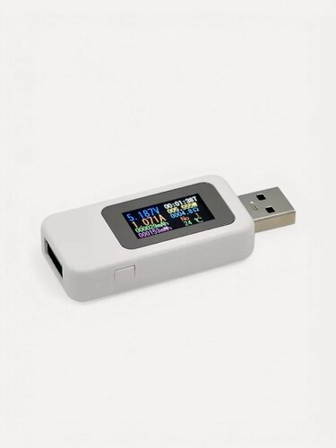Изображение товара Тестер USB Batmax KWS-MX18L, цифровой, с цветным дисплеем, белый